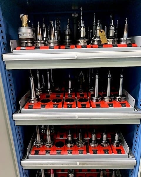 Precision machined metal parts